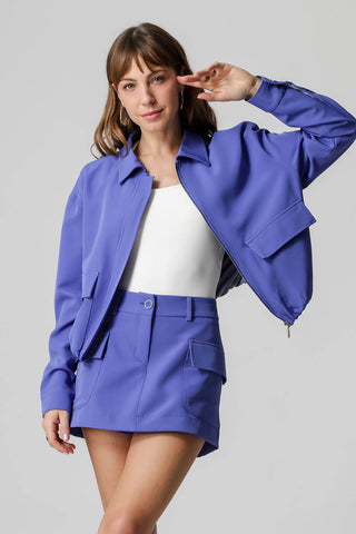 Chaqueta Max con bolsillo - Azul Klein 1