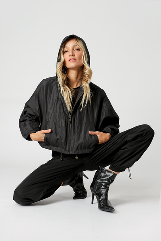 Chaqueta cortavientos - NEGRA