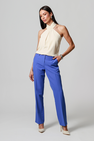 Calça Alfaiataria Reta - AZUL KLEIN 1