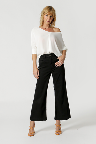 Blusa Manga Morcego Bicolor - CRU