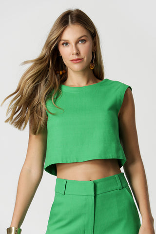 Blusa Linho Cropped - BANDEIRA 1