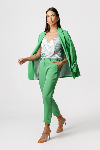 Pantalones ajustados con dobladillo italiano - FLAG