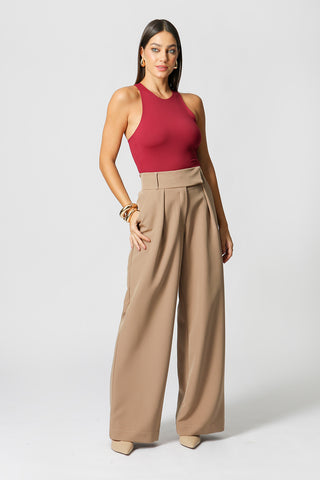 Camiseta básica sin mangas - WINE ESC