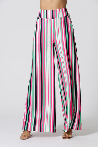 Pantalones anchos estampados - ROSA 7170