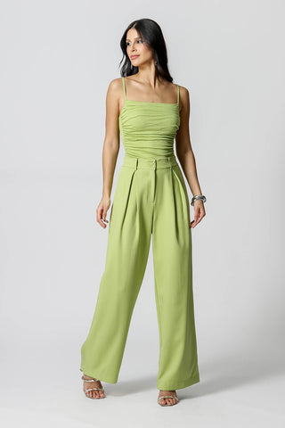 Blusa Sin Tirantes con Volantes - FOLHA