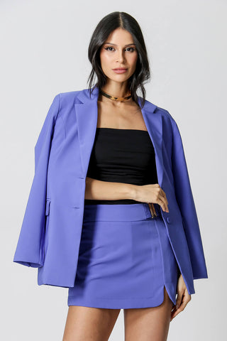 Blusa sin tirantes con ribete fruncido - NEGRO