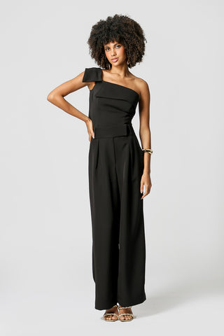 Blusa con canesú y abertura - NEGRO 1