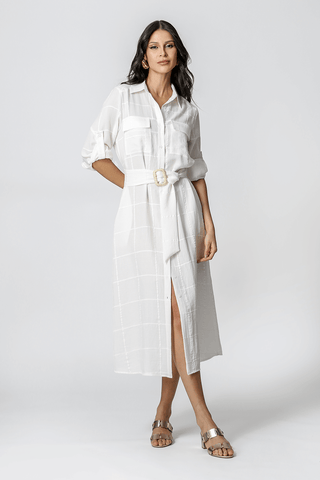 Chemise Com Bolsos Frontais - OFF WHITE