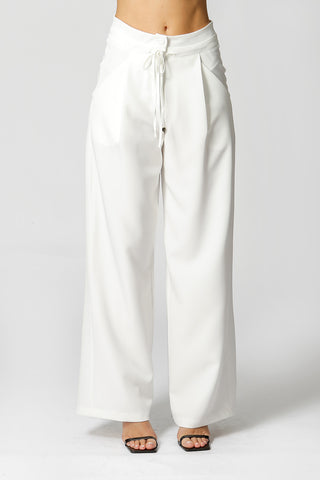 Pantalones de doble cintura - OFF WHITE 1