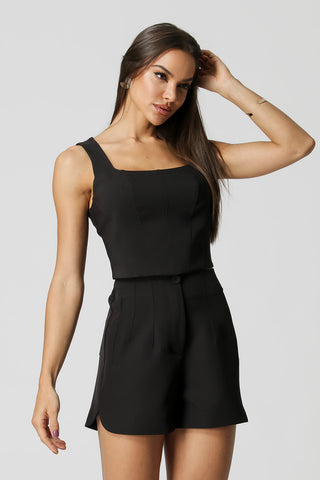 Blusa Corset - PRETO