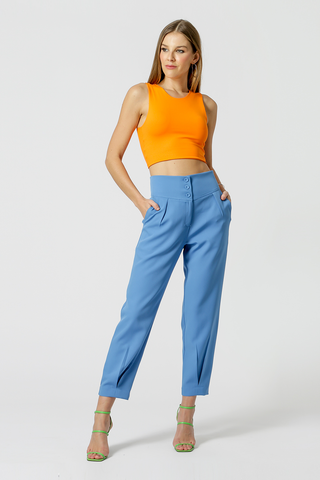 Calça Cenoura Com Pala - ROYAL CL