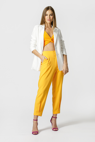 Pantalones zanahoria con solapa - SOL