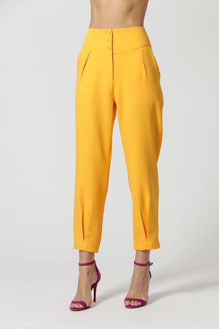 Pantalones zanahoria con solapa - SOL