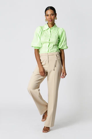 Camisa con mangas abullonadas 3/4 - LIMAO