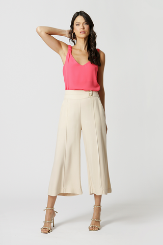 Blusa con tirantes y volantes - FLOR