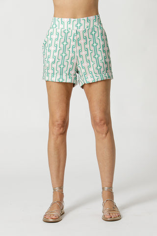 Pantalones cortos estampados medianos - FLAG 7175