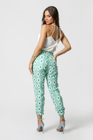 Top de tirantes con lazo - BLANCO ROJO