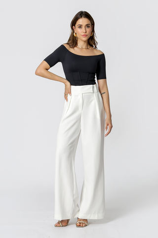 Blusa Corset De Ombro A Ombro - PRETO