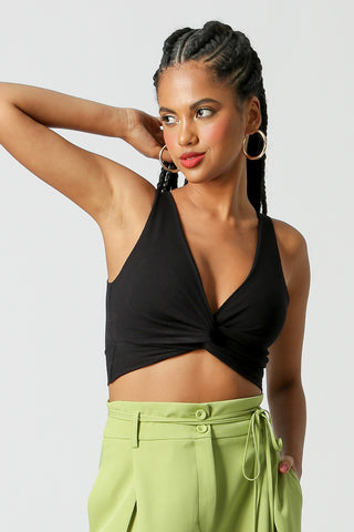 Regata Cropped Twist - PRETO