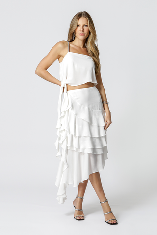 Blusa De Alça Assimétrica - OFF WHITE