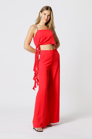 Blusa De Alça Assimétrica - VERMELHO