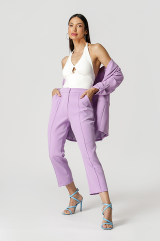 Top Frente Única Com Aviamento - OFF WHITE