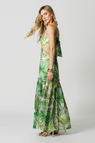 Vestido Longo Estampado - PALMEIRA 4084