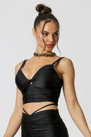 Top Detalhe Torcido - PRETO