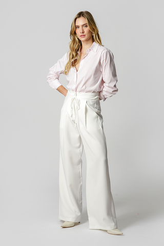 Camisa informal de rayas - BLANCO ROJO 90157