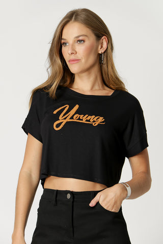 Camiseta Joven - NEGRA