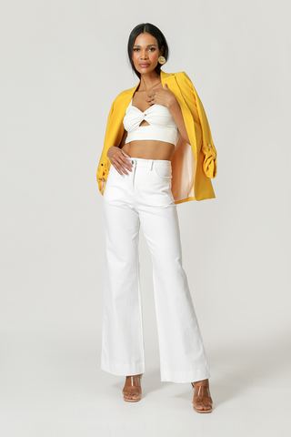 Top Alça Twist - OFF WHITE 1