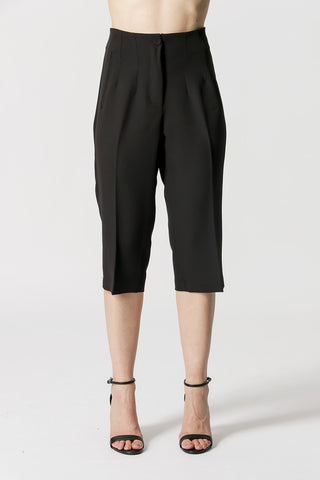 Pantalones capri a medida - NEGRO