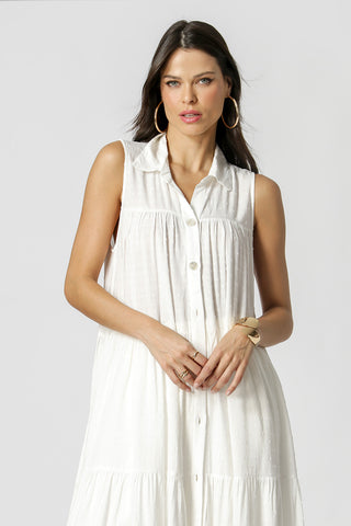 Vestido Camisaria - OFF WHITE