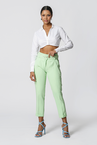 Calça Alfaiataria com Cinto - LIMAO