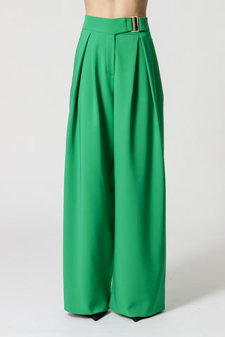 Pantalones anchos de sastre con hebilla - BANDEIRA