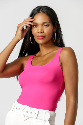 Camiseta básica sin mangas - ROSA 3