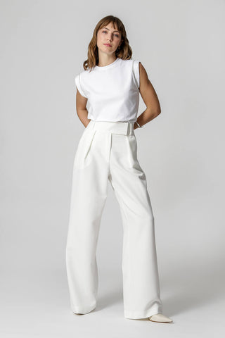 Camisetas con diamantes de imitación - BLANCAS