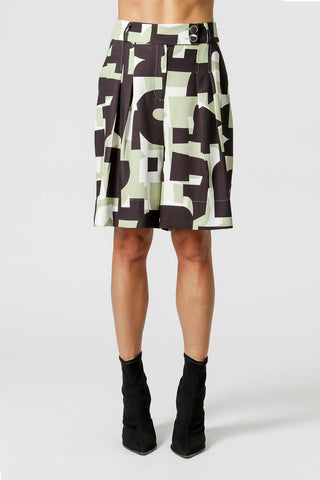 Bermudas estampadas - NEGRO 7188