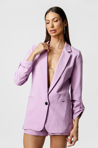 Blazer Alfaiataria - LILAS CLARO