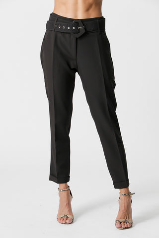 Calça Cenoura De Alfaiataria - PRETO