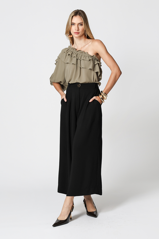 Pantalones Pantacourt - NEGRO