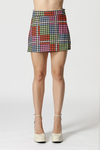 Shorts Saia Estampado - FOLHA 5023