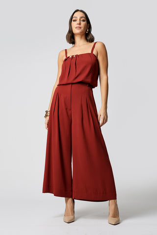 Blusa globo corta - VINO
