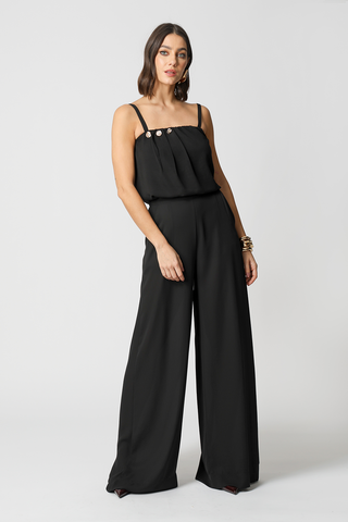 Blusa globo corta - NEGRA