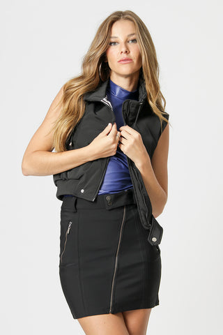 Jaqueta Bomber Colete - PRETO