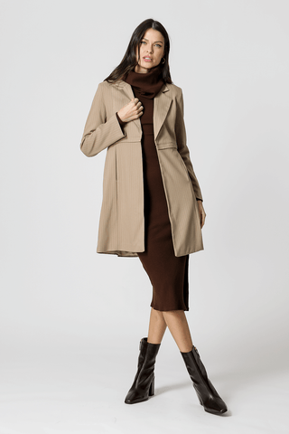 Abrigo de rayas multifuncional - FENDI 90147