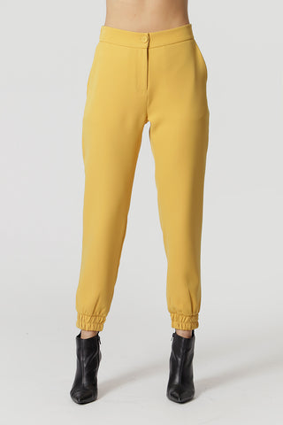 Calça Jogging Crepe - MOSTARDA 2
