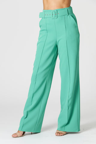 Calça Pantalona Cintura Alta - PALMEIRA