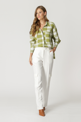 Camisa a cuadros - OLIVA 90134