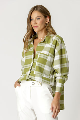 Camisa a cuadros - OLIVA 90134